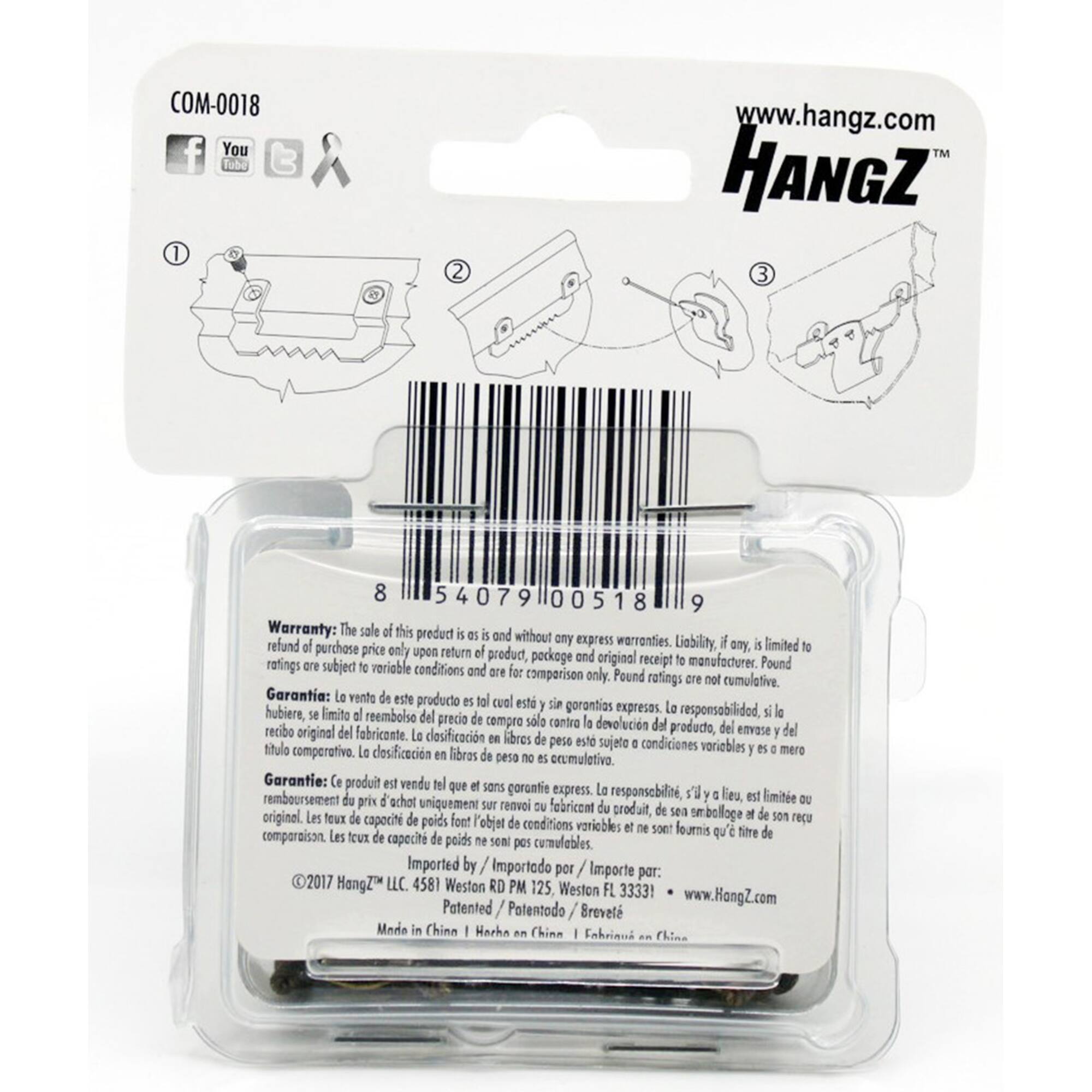 HangZ™ 20lb. Canvas Sawtooth Hangers, 10ct.